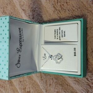 NIB Love necklace Silver Expressions by LArocks